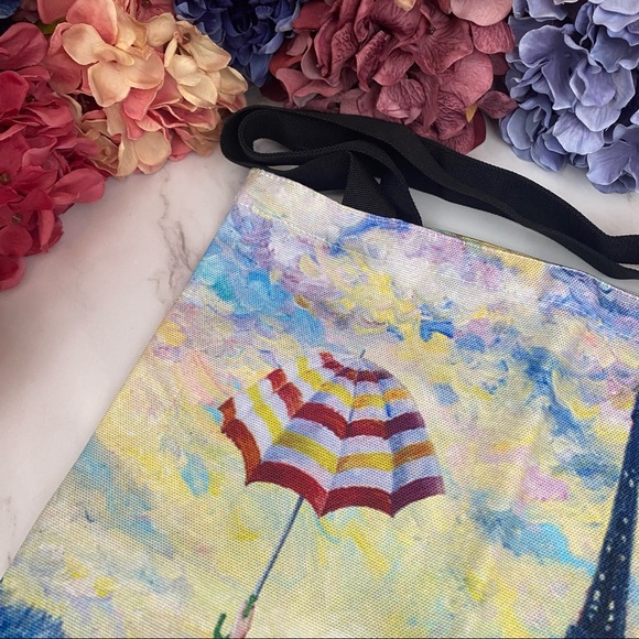 Eco-Friendly Eiffel Tower Paris Folding Tote Bag - Picture 6 of 16